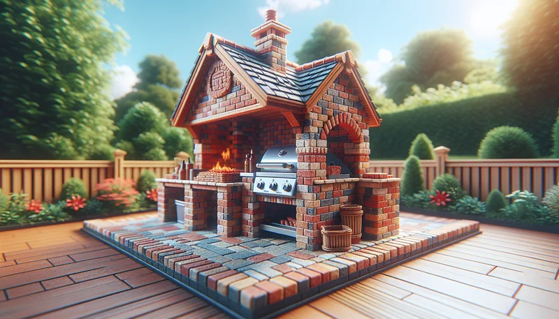 Comment construire un barbecue en briques : guide complet 2026 - AI generated illustration