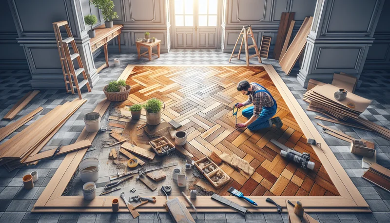Rénover un parquet ancien : guide complet et astuces 2026 - AI generated illustration