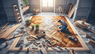 Rénover un parquet ancien : guide complet et astuces 2026 - AI generated illustration
