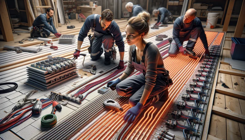 Installer un plancher chauffant : guide complet et prix 2026 - AI generated illustration