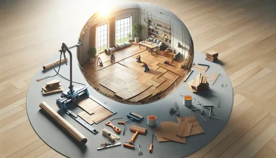 Poser un parquet flottant facilement : guide complet 2026 étape par étape - AI generated illustration